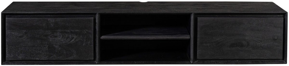 Starfurn Zwevend tv meubel Ambiance Black | 160 cm Zwart