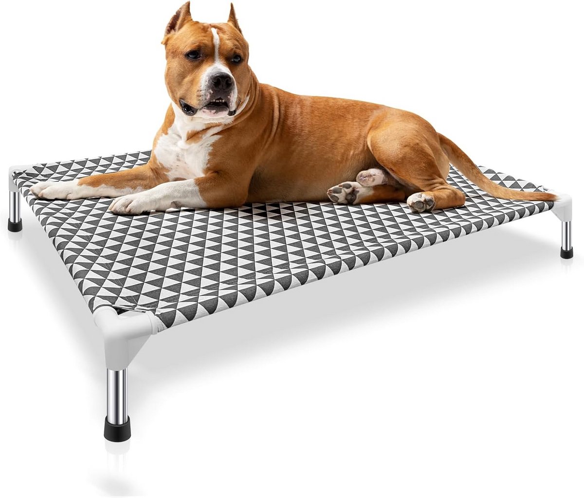 Verhoogd Huisdierenbed voor Buiten en Binnen - Draagbaar en Comfortabel