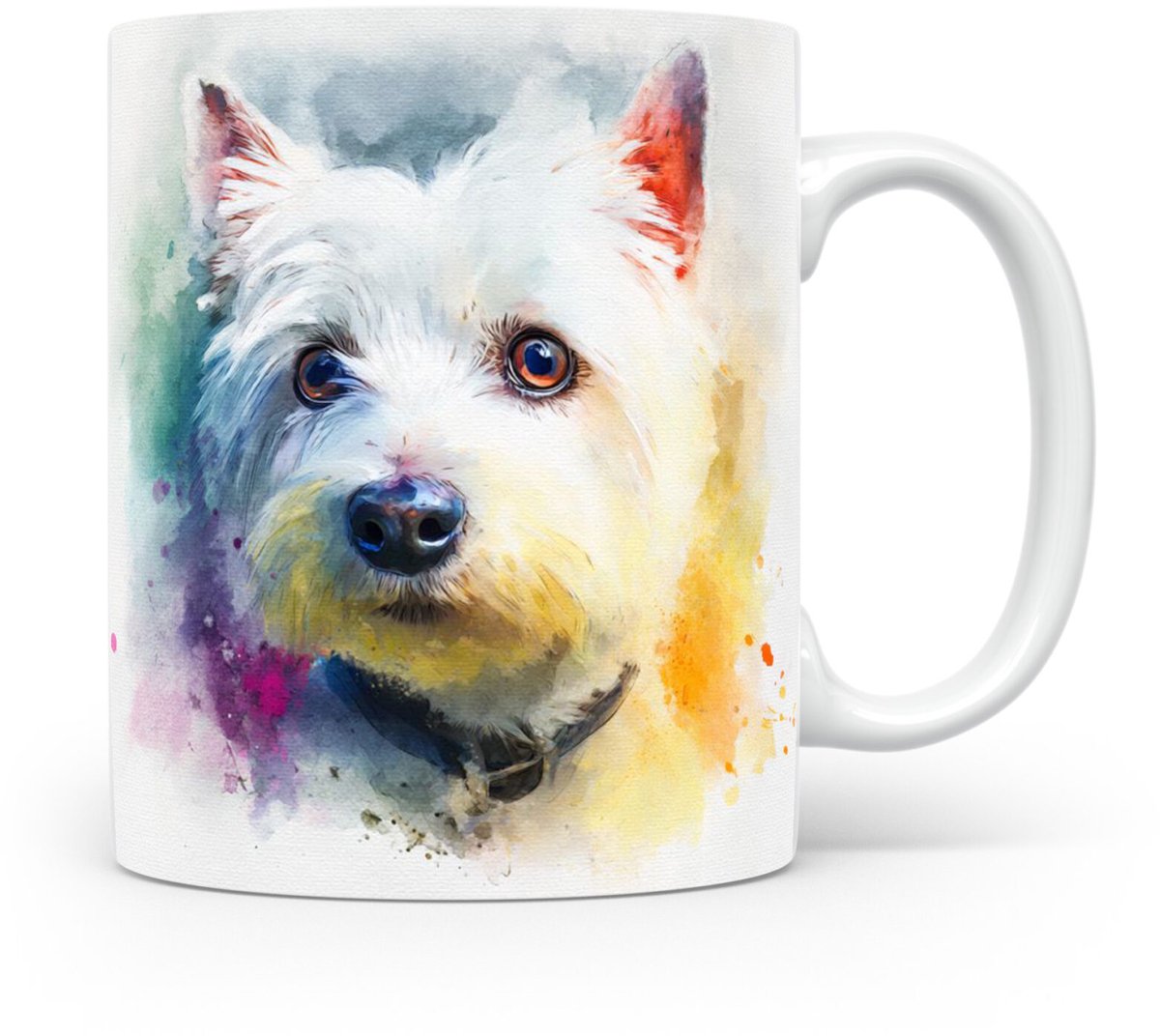 Beker West Highland White Terriër (Westie)