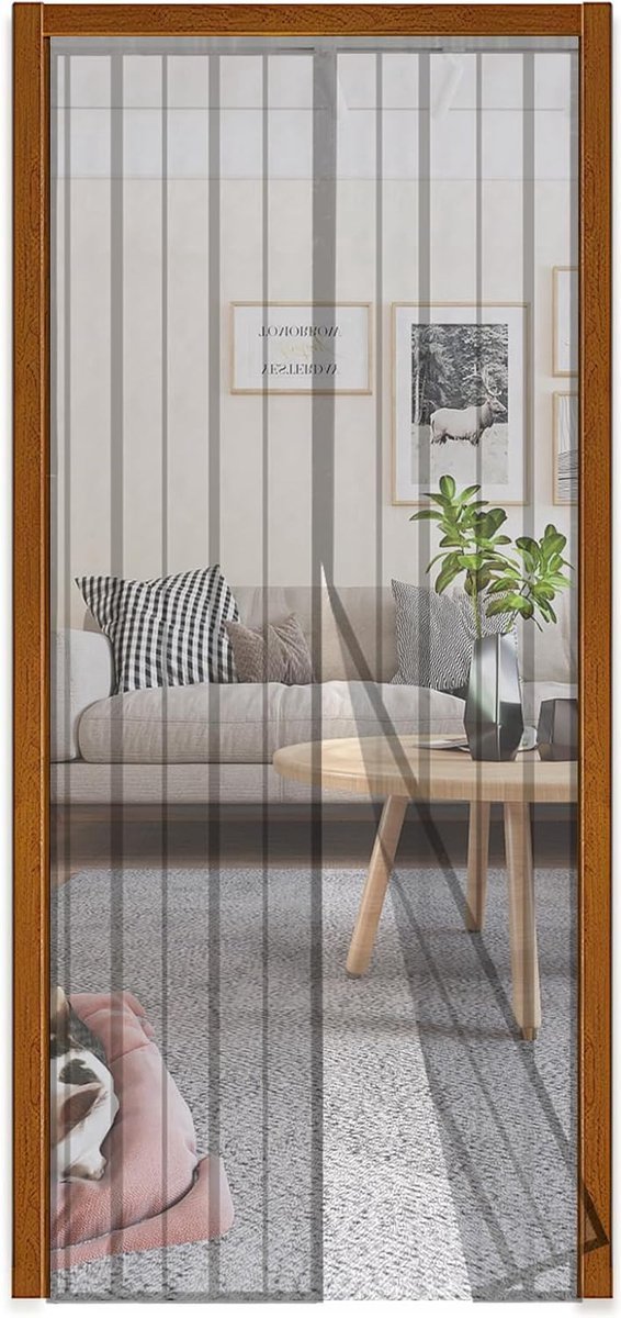Stunq® Magnetische Deurhor Gordijn 110 x 210 cm voor Houten, IJzeren en Aluminium Deuren