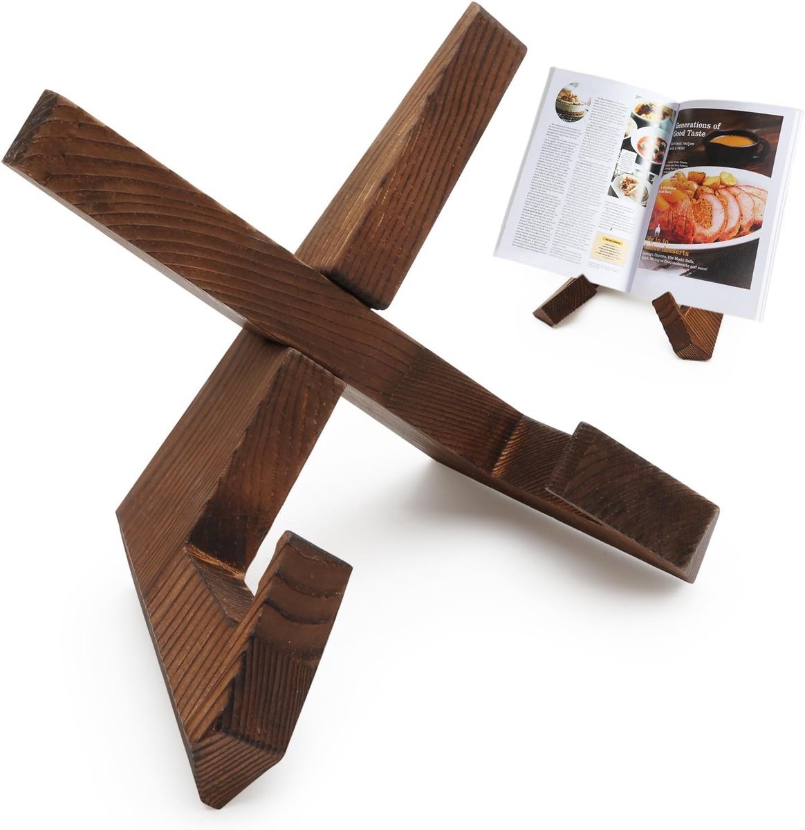 Stunq® Duurzame Opvouwbare Houten Boekstandaard - Multifunctioneel Design