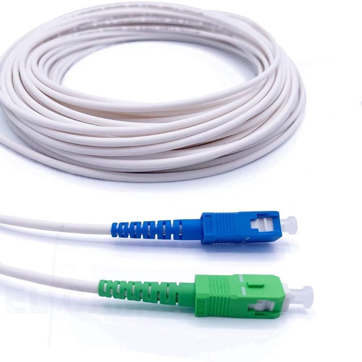 2 Meter Glasvezel Kabel SC/APC naar SC/UPC - Single Mode Patchkabel voor Modem en Router