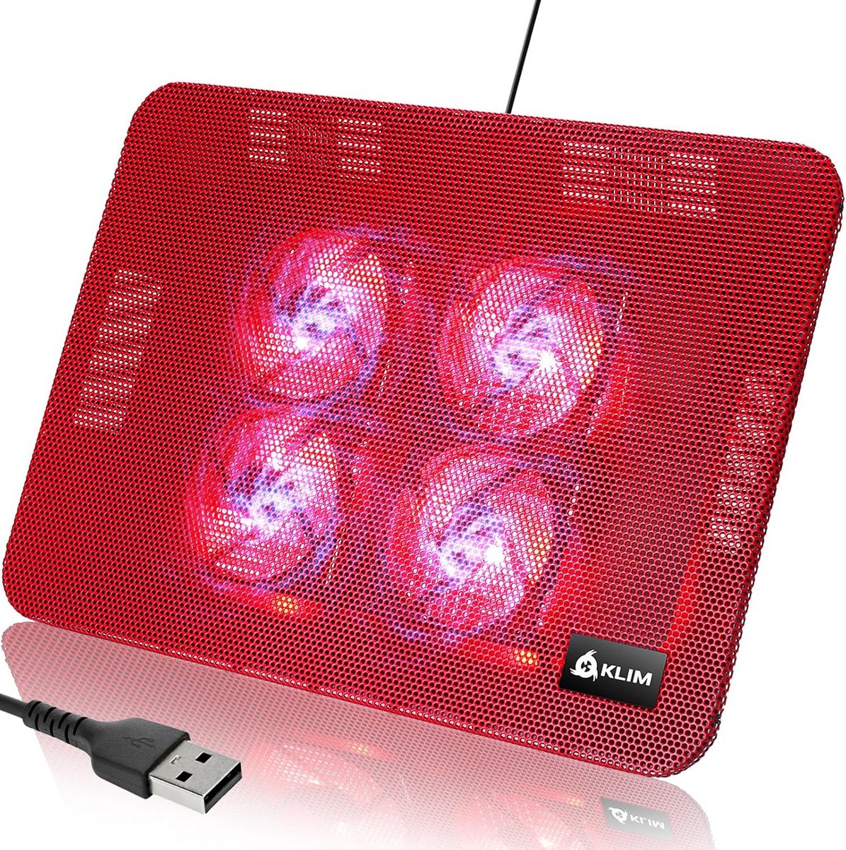 Stille Laptop Koeler Metalen Rooster voor 11 tot 15.6 Inch Laptops