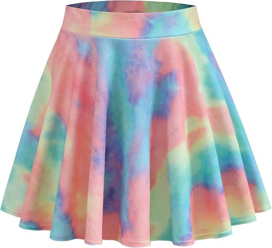 Geplooide Mini Rok Dames Hoge Taille Skater Rok Kort Tennisrok Zomer Bol geplooide-mini-rok-dames-hoge-taille-skater-rok-kort-tennisrok-zomer-bol