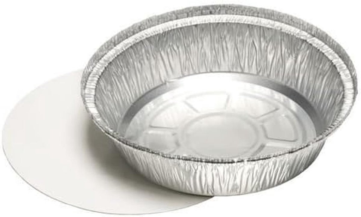 Aluminium schalen met deksel 770 ml - 25 stuks - Ovenbestendig en Herbruikbaar