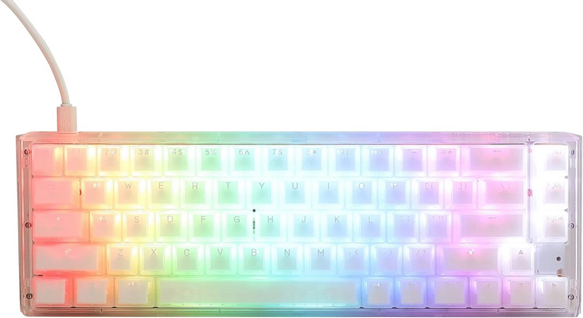 Compact 65% Mechanisch Gaming Toetsenbord - Aura Wit