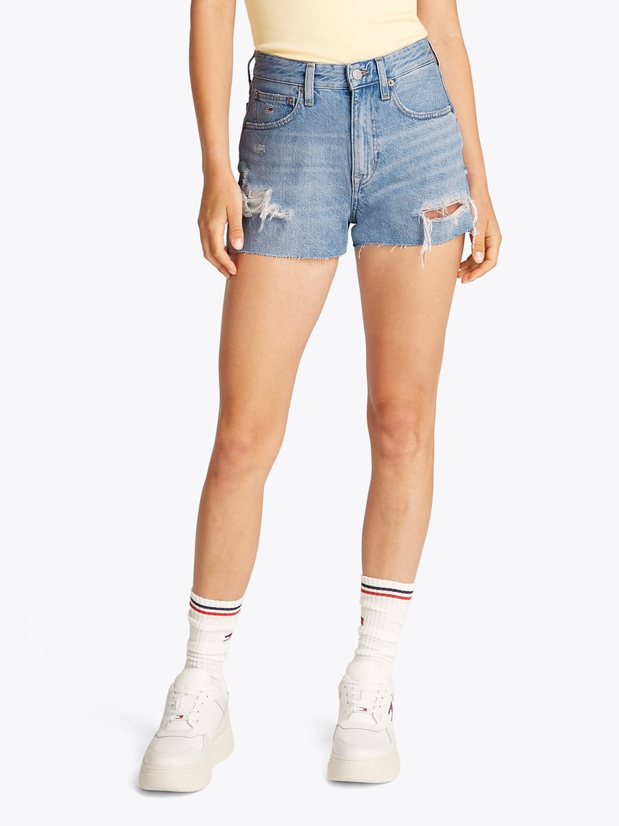 Tommy Jeans Dames Bermuda shorts Blauw
