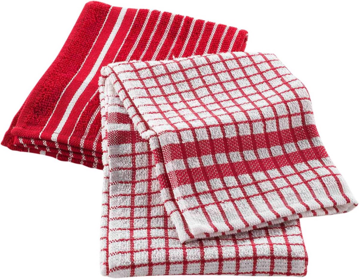 Rode Keukendoek 50x70 cm - Zacht en Absorberend Vaatdoek