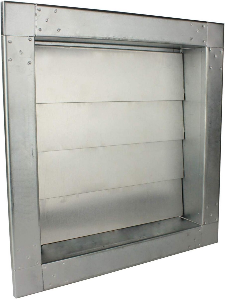 Aluminium Ventilatie Rooster 400x400 mm voor Afvoerlucht