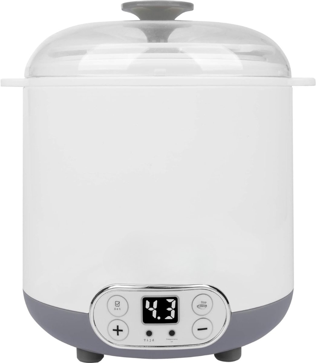 MMP® Yoghurtmaker - Yoghurtmakers - Wit en Grijs - 17cm x 20cm x 22cm