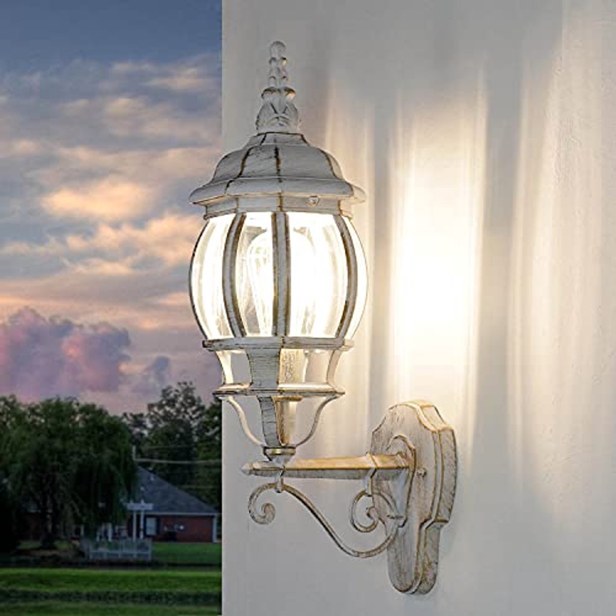 Rustieke E27 Buitenwandlamp IP44 voor Tuin en Terras - Decoratieve Wandverlichting voor Buiten