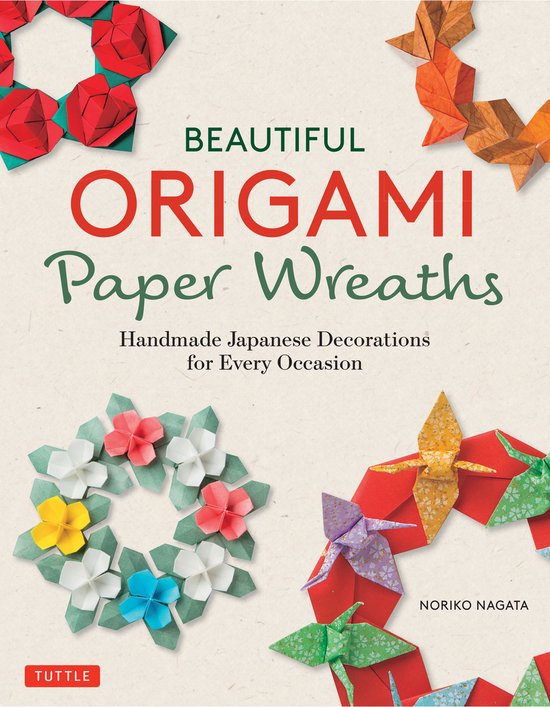 Beautiful Origami Paper Wreaths - cover