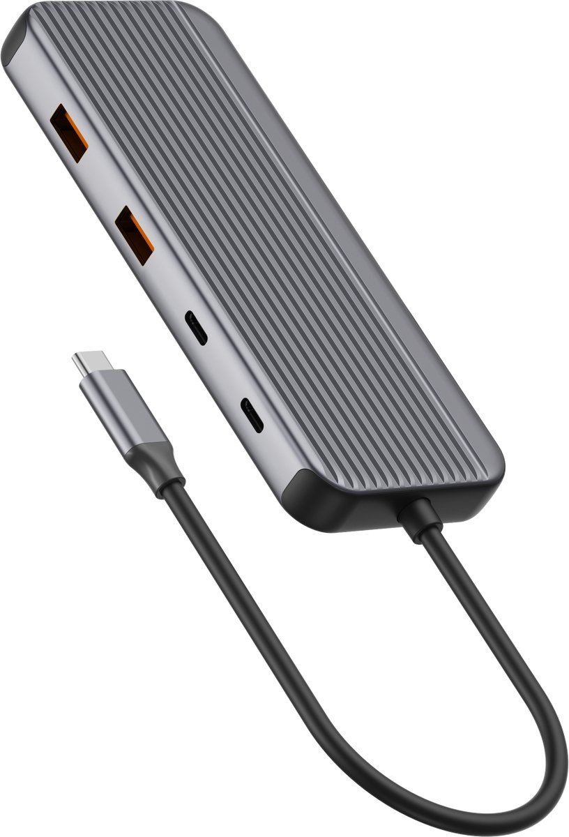 Sitecom - Multiport hub - 8 in 1 - USB-C - 2x HDMI - LAN
