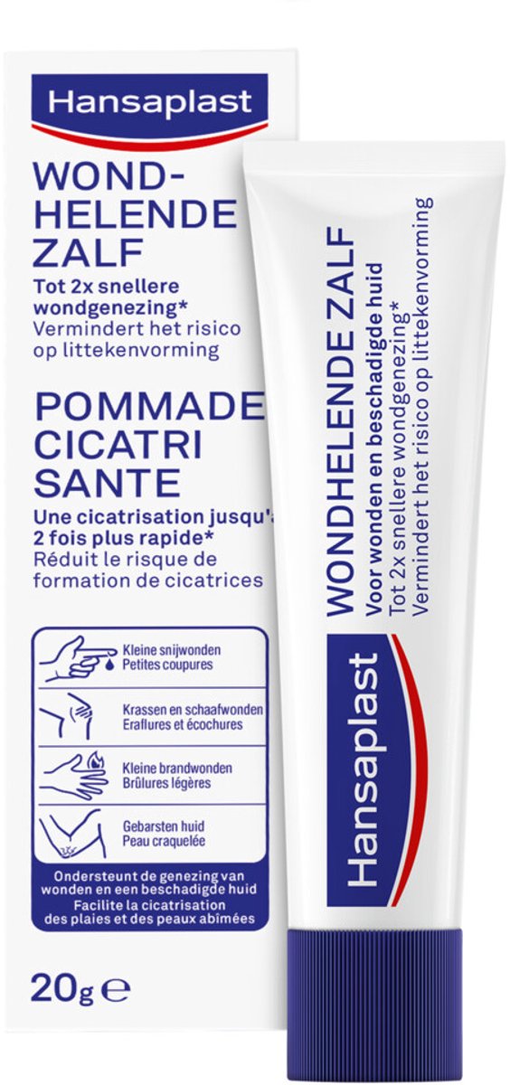 Hansaplast Wondhelende Zalf - 2 x 20 gr - Voordeelverpakking