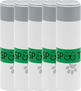 SPUUT Kattenbakzakken - 75 stuks - Automatische kattenbakzakken - Extra stevig - 45x45 cm - 5 rollen - 15 stuks per rol