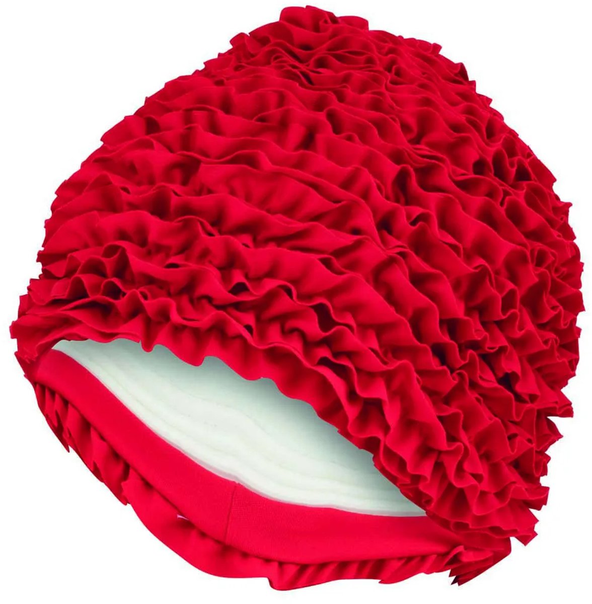 Aquafeel Frill Zwembadmuts Rood
