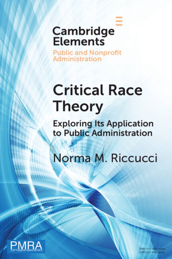 Elements in Public and Nonprofit Administration- Critical Ra ... - cover