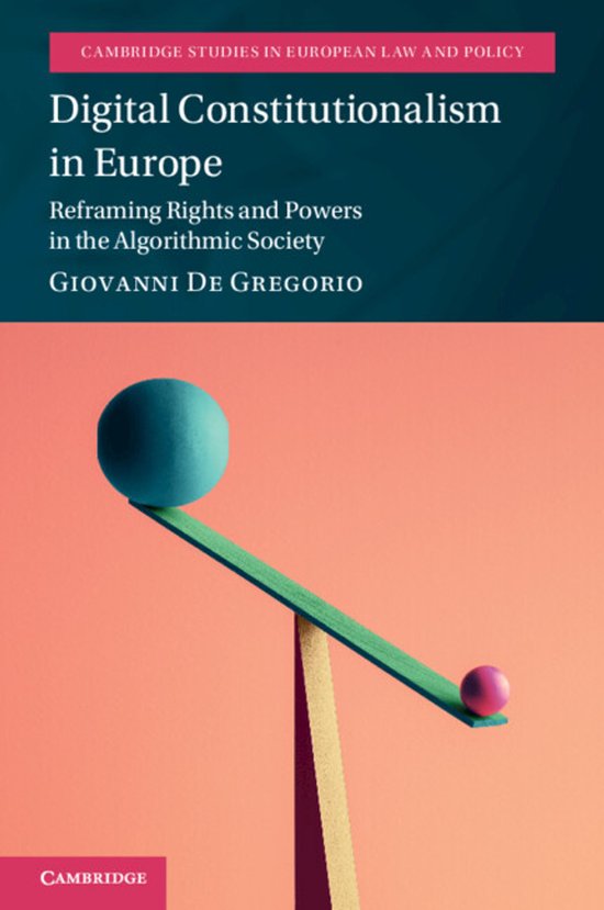 Cambridge Studies in European Law and Policy- Digital Consti ... - cover