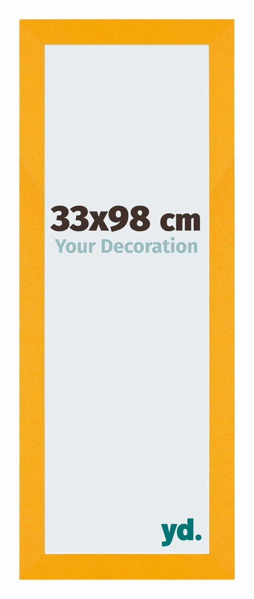 Your Decoration - Puzzellijst 33x98 cm - Geel - Puzzellijst 500-1000 stukjes - MDF Fotolijst - Mura
