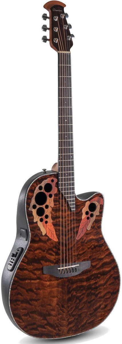 Ovation CE44P-TGE Celebrity Elite Exotic Dark Tiger Eye elektrisch-akoestische westerngitaar