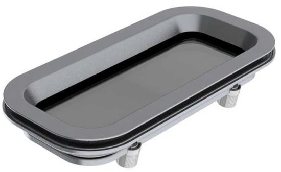 Portail en aluminium Vetus Pz671 A1 Argent 451 x 274 mm