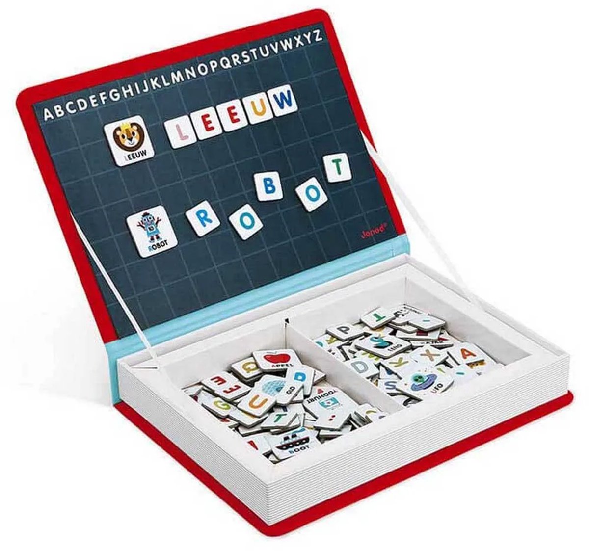 Janod - Magnetibook - Alfabet Nederlandstalig - Magneetboek Speelset — afbeelding 2
