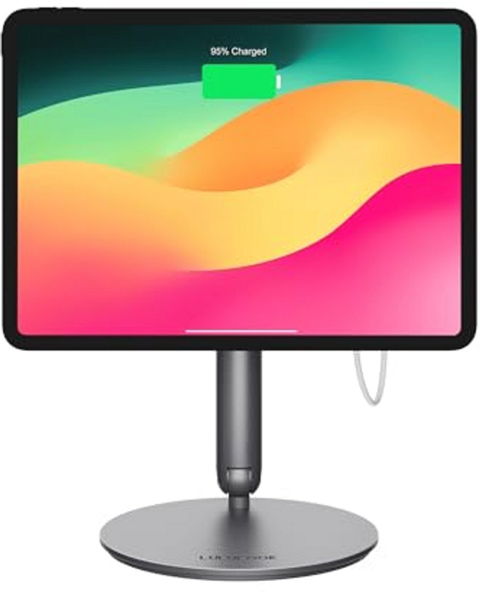 Magnetische Draadloze Oplaadstand voor iPad Air 11 inch en iPad Pro 11 inch - Verstelbare Tablet Stand met 360° Rotatie