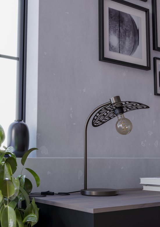 Lampe de table EGLO Swaby - E27 - 46,5 cm - Bronze