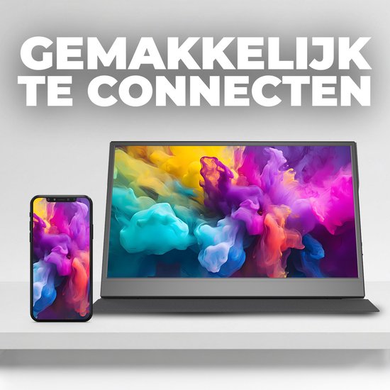 Denver Draagbaar Beeldscherm - 15.6 inch Full HD - HDMI - USB-C ...