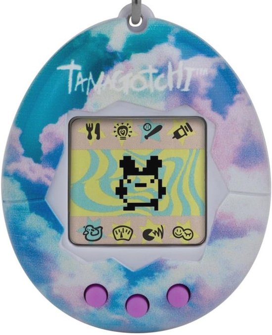 Hoes voor Tamagotchi Pix, siliconen hoes en harde koffer, compatibel met Tamagotchi interactief virtueel huisdierspeelgoed, siliconen beschermhoes en opslag voor Tamagotchi met polsband