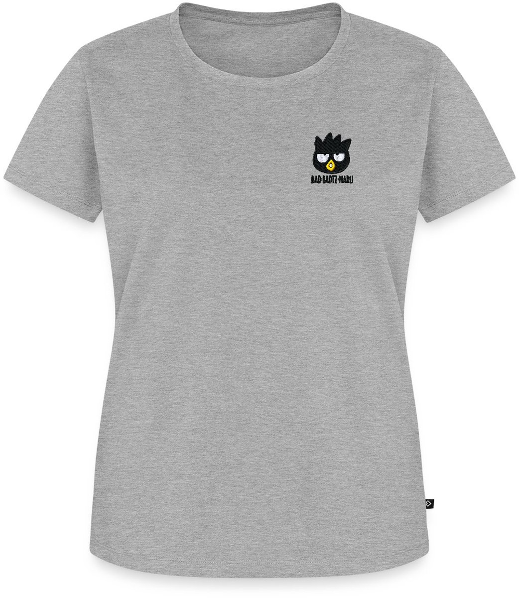 Bad Badtz-Maru Geborduurd Portret Premium T Shirt Dames