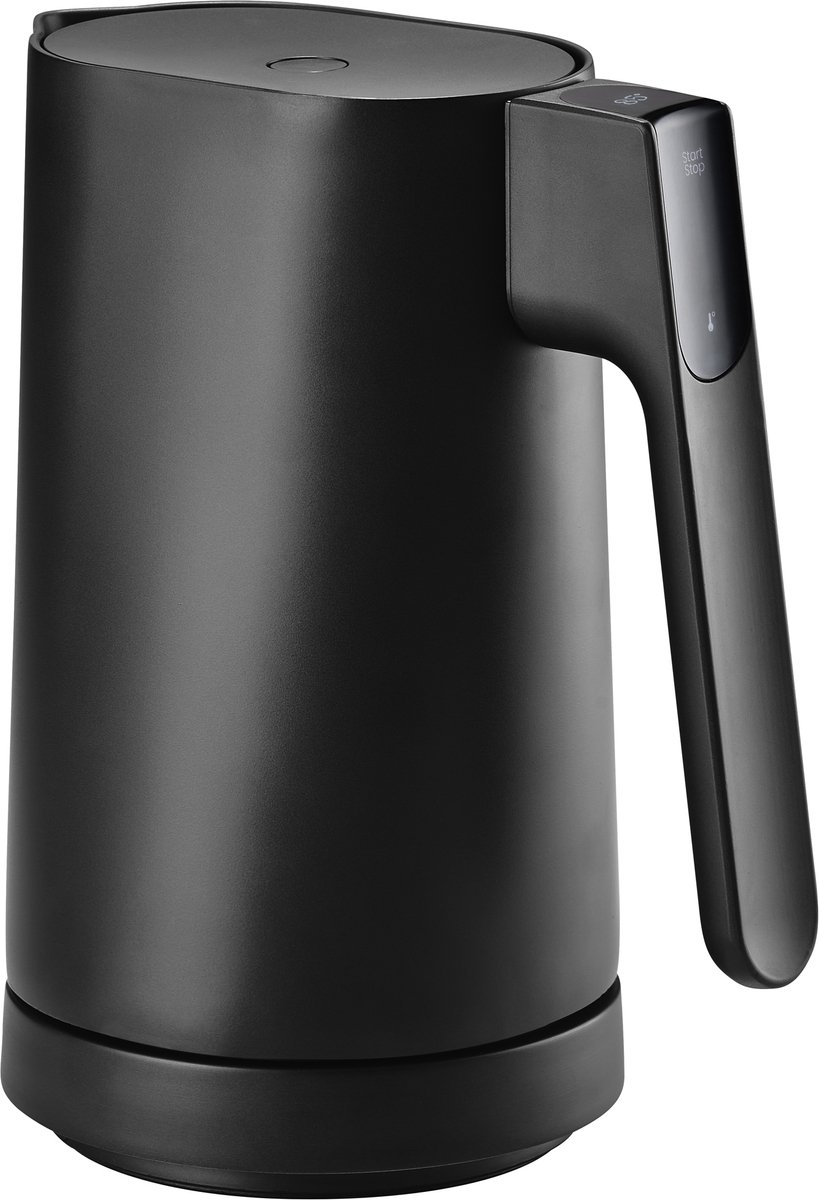 Jacob Jensen Waterkoker met temperatuurregeling - LED Touch Display - Warmhoudfunctie - BPA vrij - 1,2 liter - Zwart