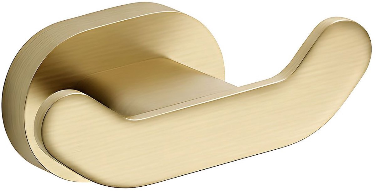 Rea 105 Til - Handdoekhouder - Geborsteld Goud - 9X6,5X3,5Cm