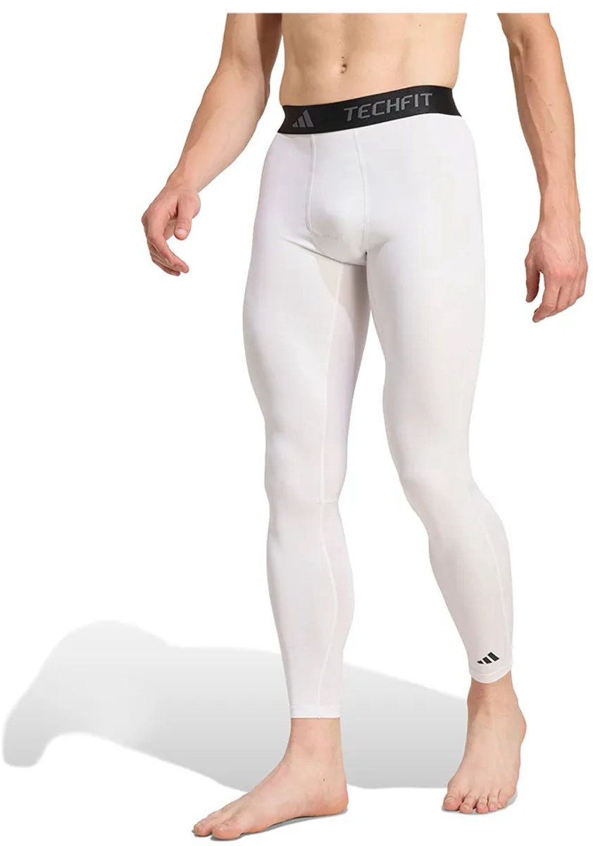 Adidas Techfit Compression Training Leggings Regular Man Wit