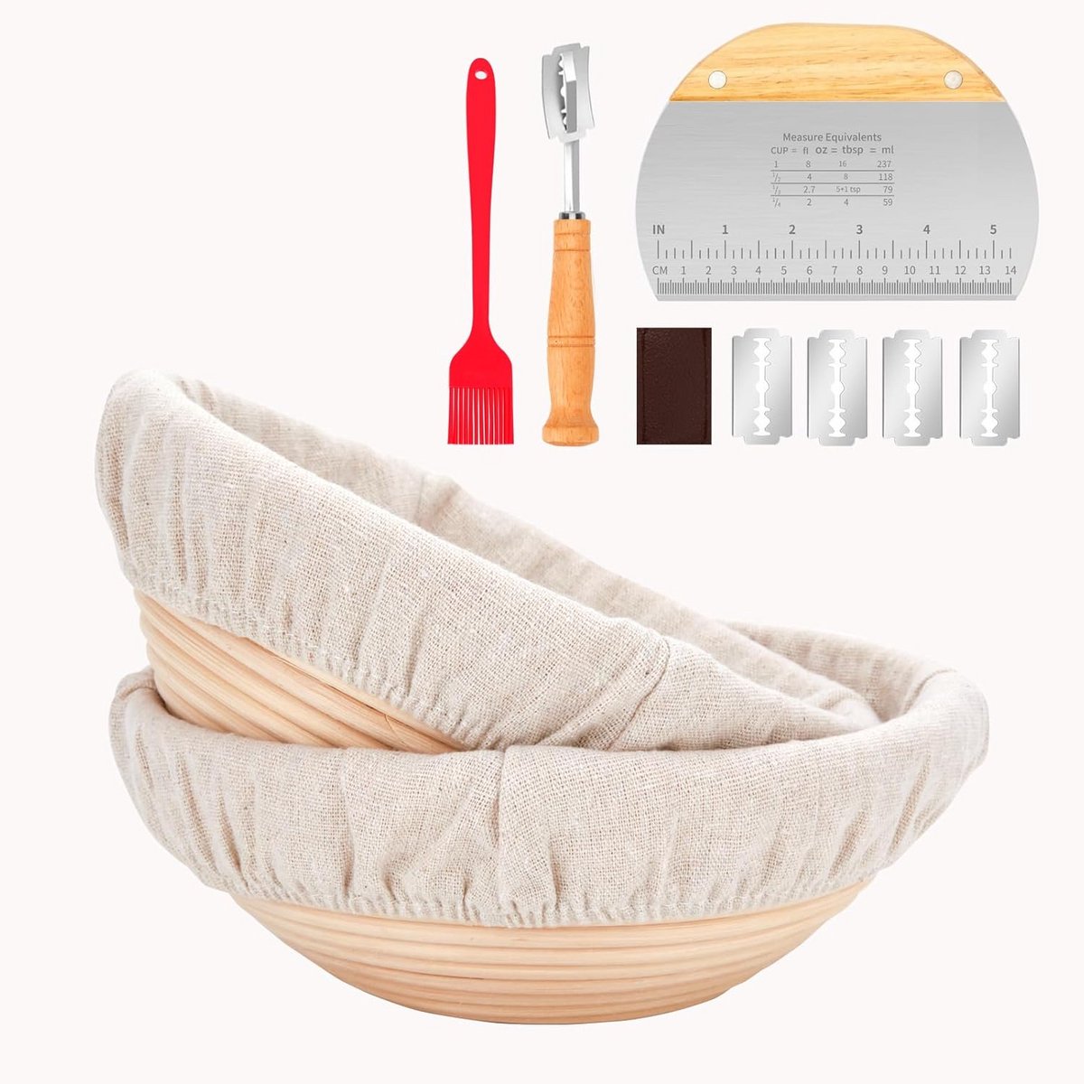 Ronde 9 Inch Zuurdesem Bewijsmand - Perfect voor Brood Bakken