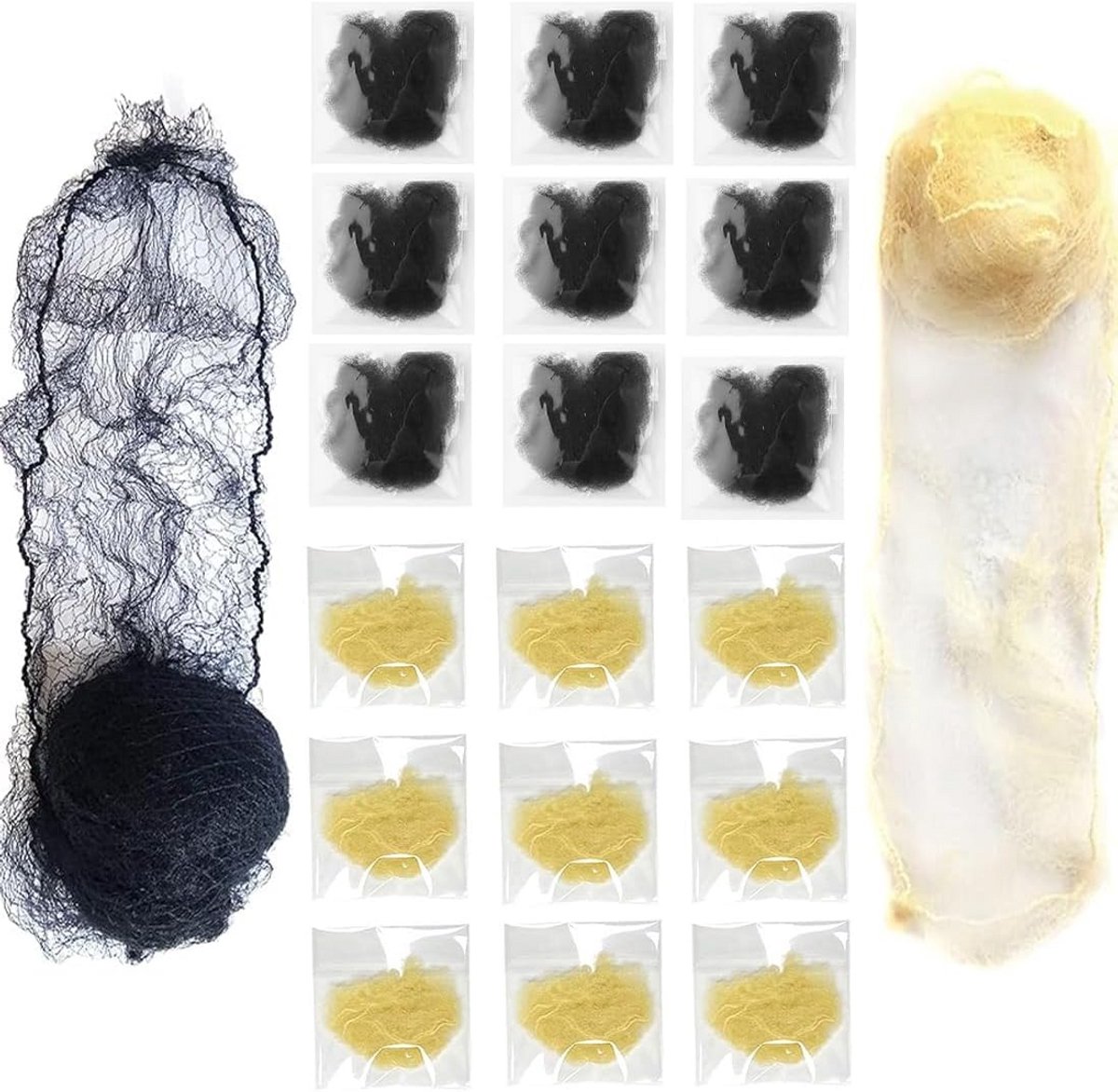 Onzichtbare haarnetjes 20 stuks - elastisch haarnet voor ballet, dans en haaraccessoires