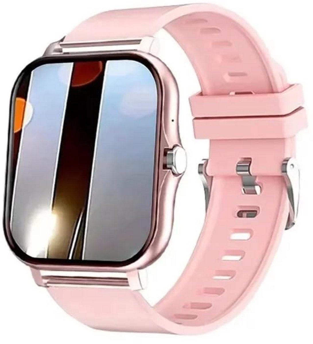 Slim Smartwatch Met Rectangulaire Display Voor Dames en Heren
