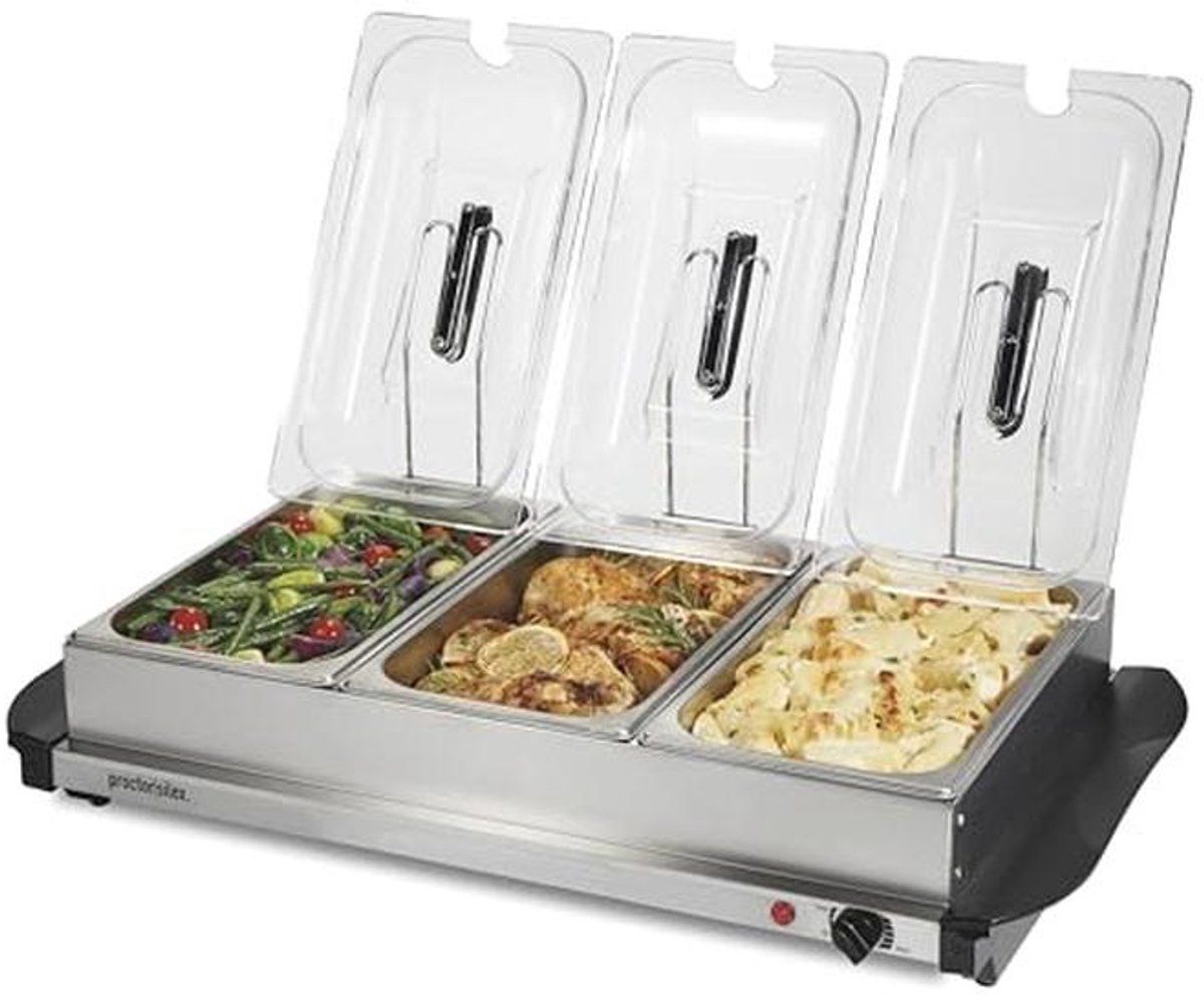 Buffetserver & Voedselverwarmer - instelbare warmte voor feesten en evenementen