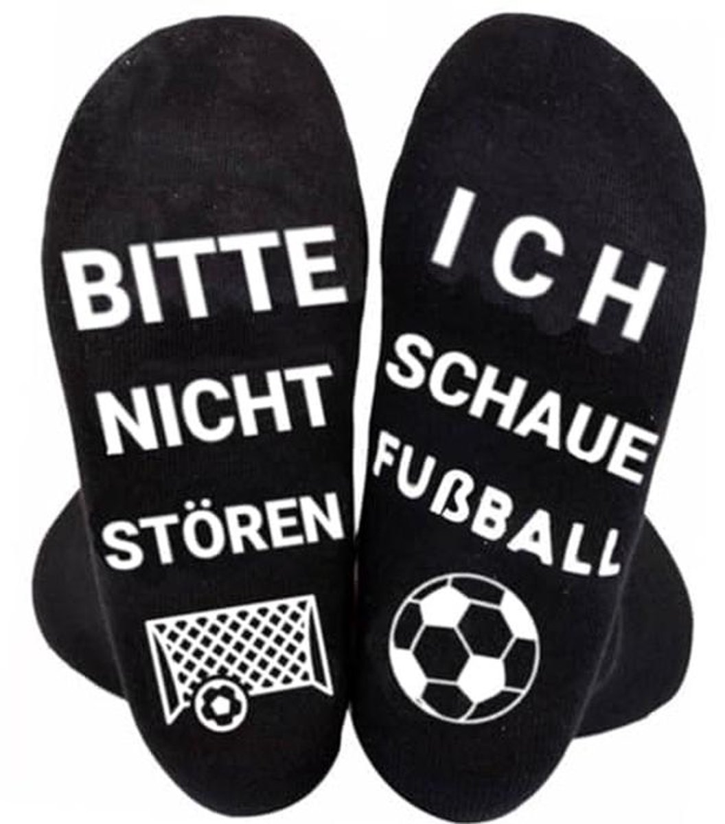 Grappige Voetbalsokken voor Voetbalfans - Perfect Cadeau voor Mannen, Vrouwen en Tieners