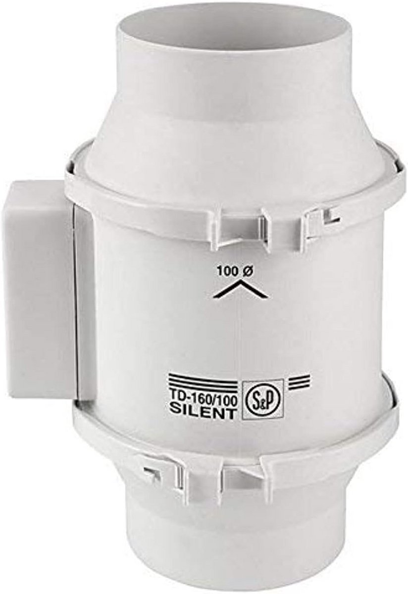 Buisventilator 160 m³/h met 100 mm Aansluiting - Stil en Robuust
