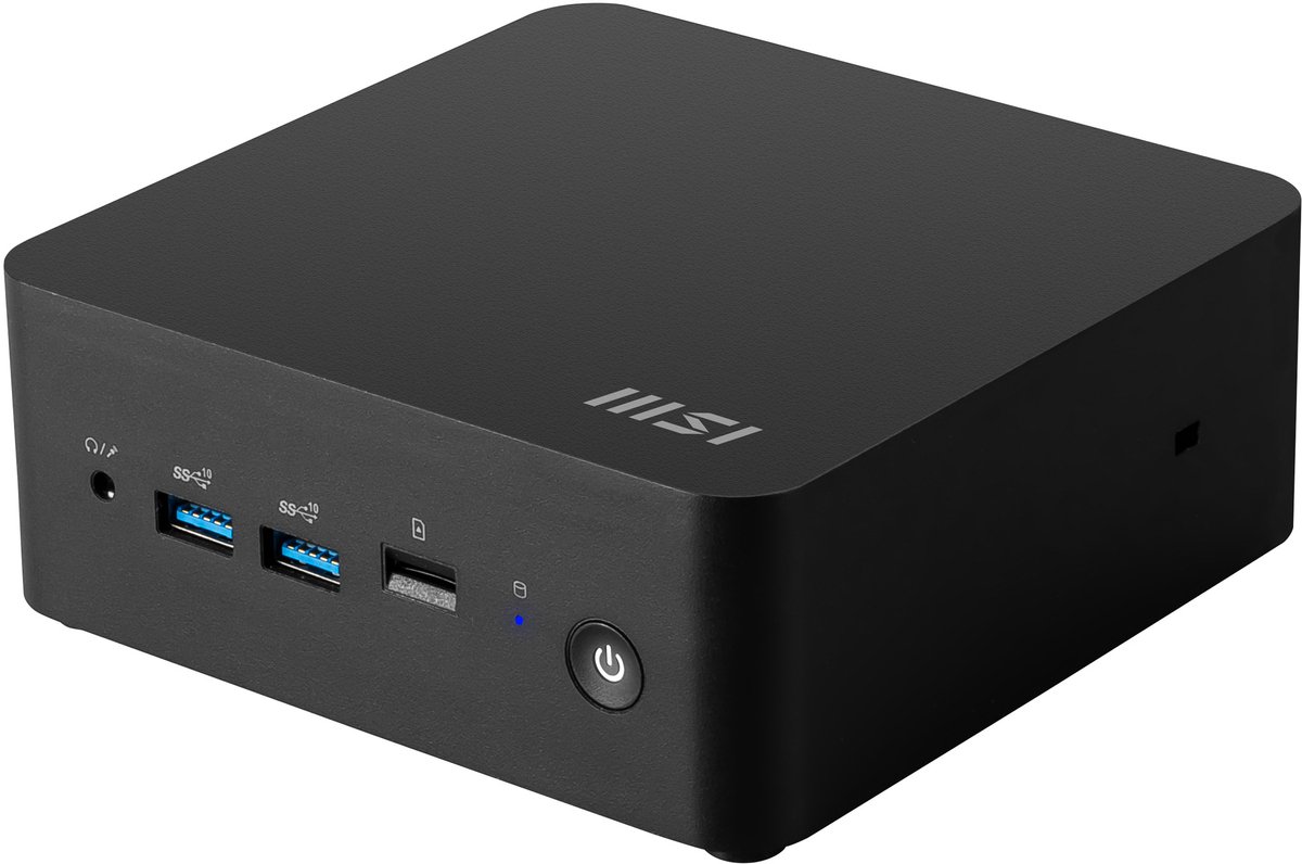 MSI Cubi NUC 1MG-237BEU pc/werkstation barebone 0,84 L pc zwart 150U Intel SoC