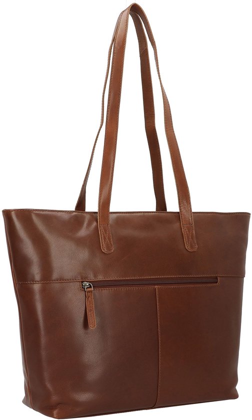 Sac cabas Vintage Greenburry XXL en Cuir 47 cm Compartiment pour ordinateur portable