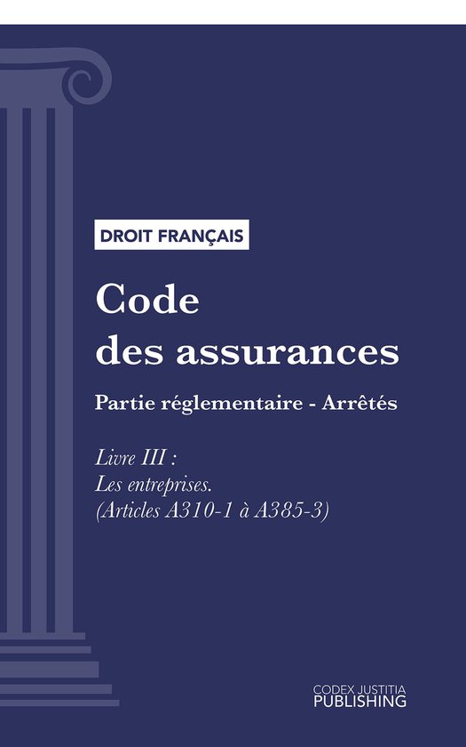 Code des assurances - cover