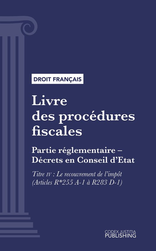 Livre des procédures fiscales - cover