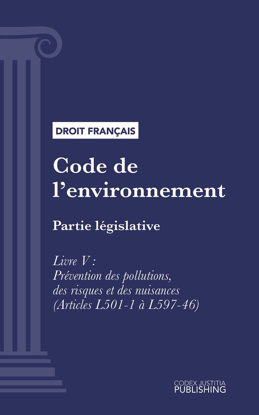 Code de l'environnement - cover