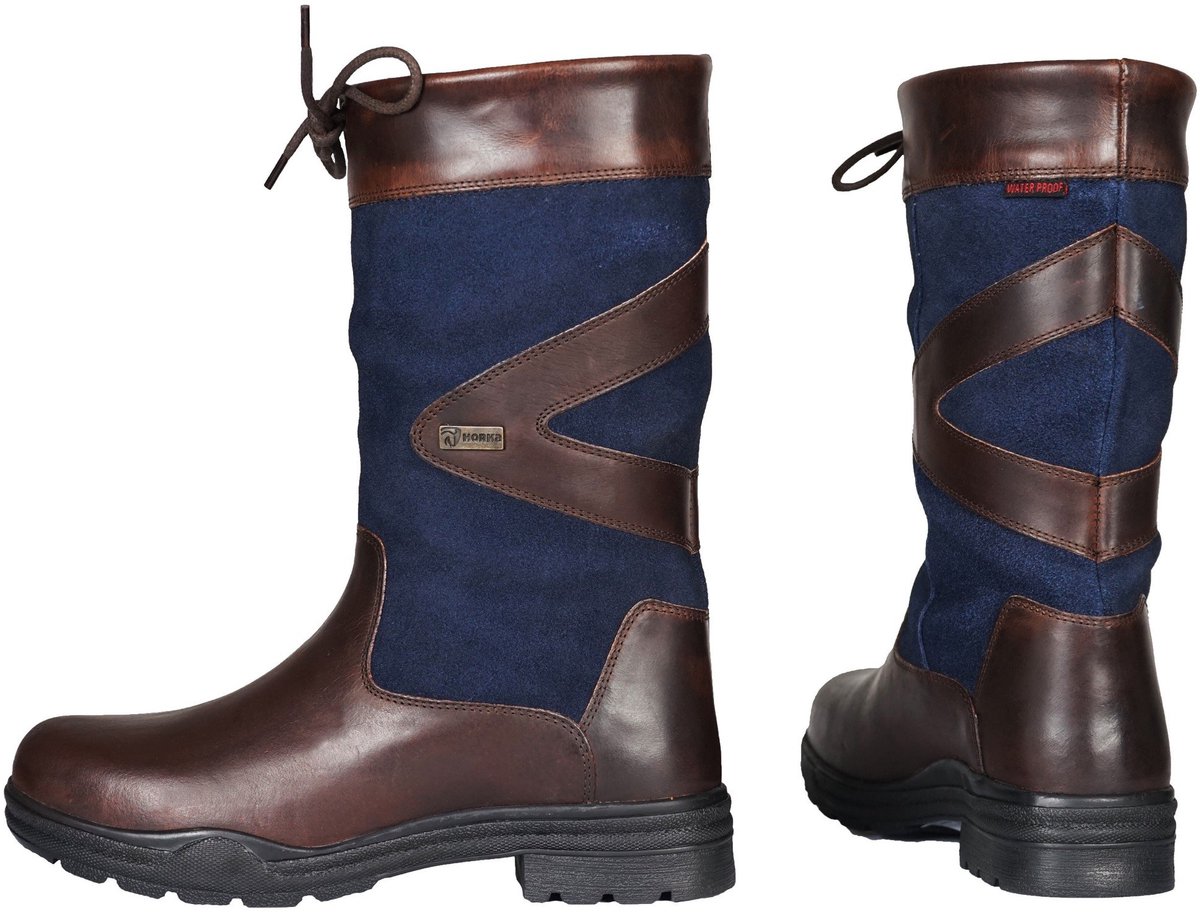 Horka Outdoorlaarzen Greenwich Kort Unisex Blauw