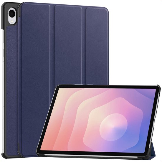 imoshion Tablet Hoes - Geschikt voor Samsung Galaxy Tab S11 - Trifold Bookcase - Donkerblauw