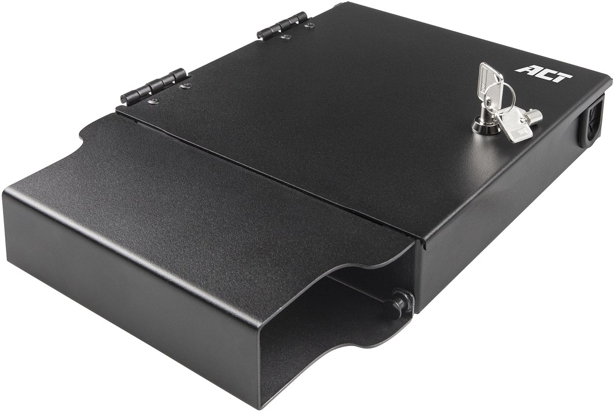 ACT Fiber patch box voor prefab en MTP/MPO adapters, 1 slot
