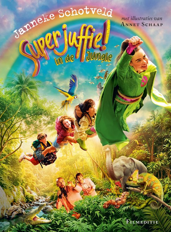 Superjuffie 5 - Superjuffie in de jungle - filmeditie - cover