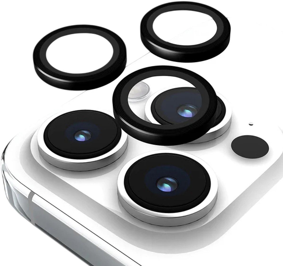 Case-Mate, Beschermend cameraglas Geschikt voor Apple iPhone 15 Pro/15 Pro Maximum Duidelijke anti-kras, Transparant